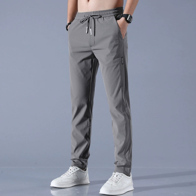 Quick-Dry Pants Men's Summer Thin Sports Pants Ice Silk