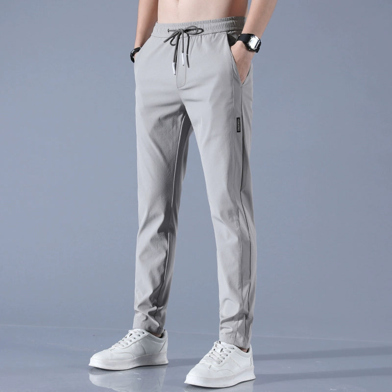 Quick-Dry Pants Men's Summer Thin Sports Pants Ice Silk