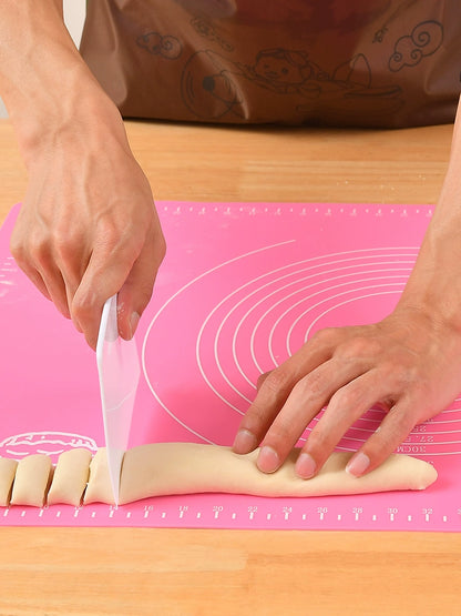 Dough Kneading Silica Gel Pad For Home Food Grade Dough Mat Non Slip Anti-Stick Rolled Flour Mat Heatproof Baking Mat