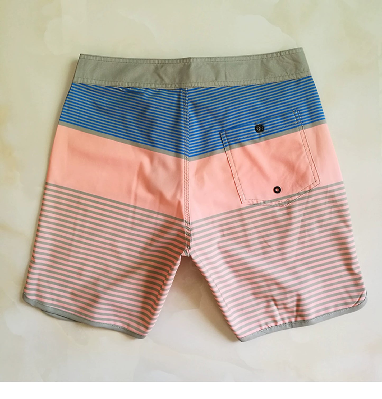 Quiksilver Beach Pants Shorts Swimming Trunks Loose Quick-Drying Thin Stripes K-style Summer Export Men's Swimming Trunks
