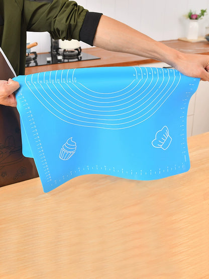 Dough Kneading Silica Gel Pad For Home Food Grade Dough Mat Non Slip Anti-Stick Rolled Flour Mat Heatproof Baking Mat