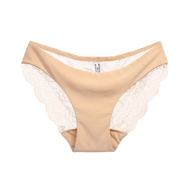 3/6 Pcs Women Lace Embroidery Panties Briefs