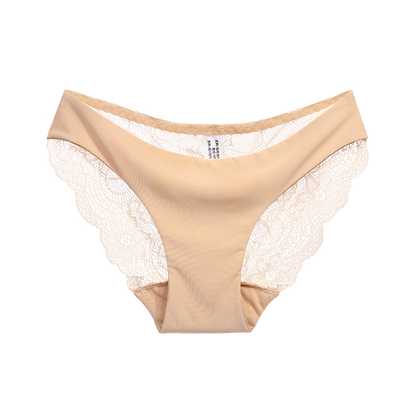 3/6 Pcs Women Lace Embroidery Panties Briefs