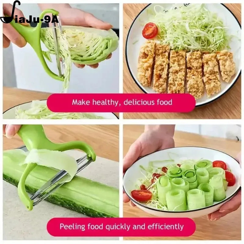 1pcs Cabbage Grater Vegetables Fruit Stainless Steel Large Peeler Grater Wide Mouth Peeler Kitchen Accessories Vegetable Slicer