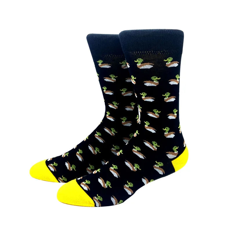 2023 New Arrival Anime Simpson Women Men Long Socks Men‘s Knee-High Cosplay Calf Sock Adult Personality Hip Hop Christmas Socks