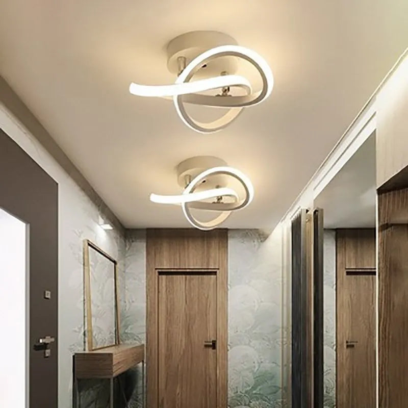 LED Strip Aisle Ceiling Lights Modern Minimalist Living Room Lamps For Balcony Entrance Staircase Home Decor Fixtures Led Luster San Remo Shops