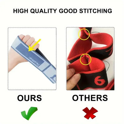 Yoga Stretching Belt - Elastic Resistance Band for Pilates