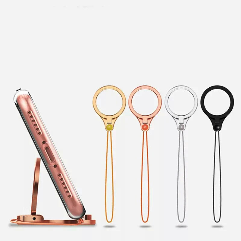 Universal Metal Lanyard for Keys Phones Strap for IPhone Samsung Xiaomi  Keycord Lanyards Finger Mobile Holder Stand Accessories San Remo