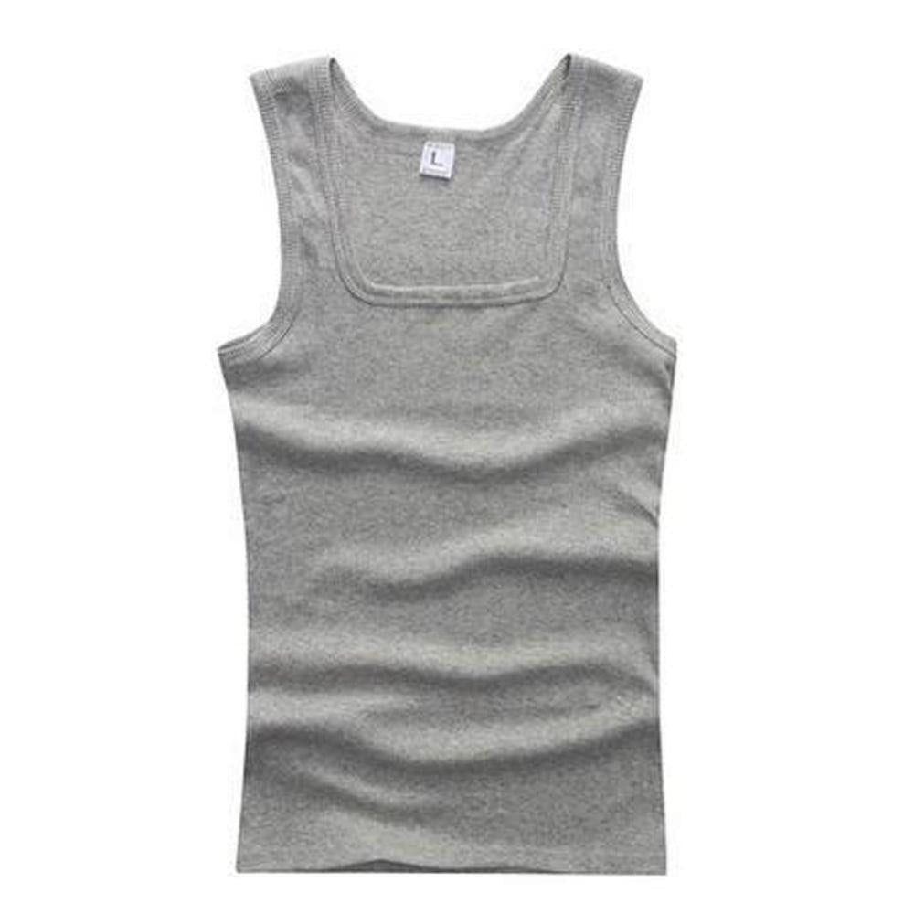 3/6 Pcs Men's Cottons Elastic Tank Top
