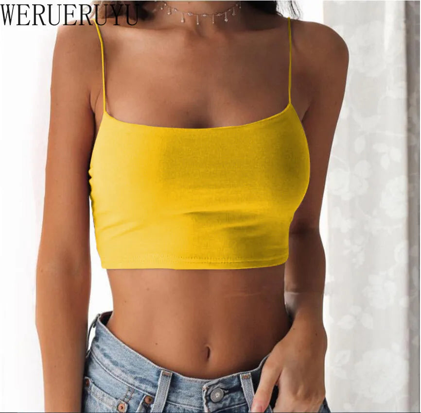 Sleeveless Vest Corset Crop Top Women Aesthetic Clothing Summer Y2k Streetwear White Black Yellow Red Tank Top for Womens San Remo