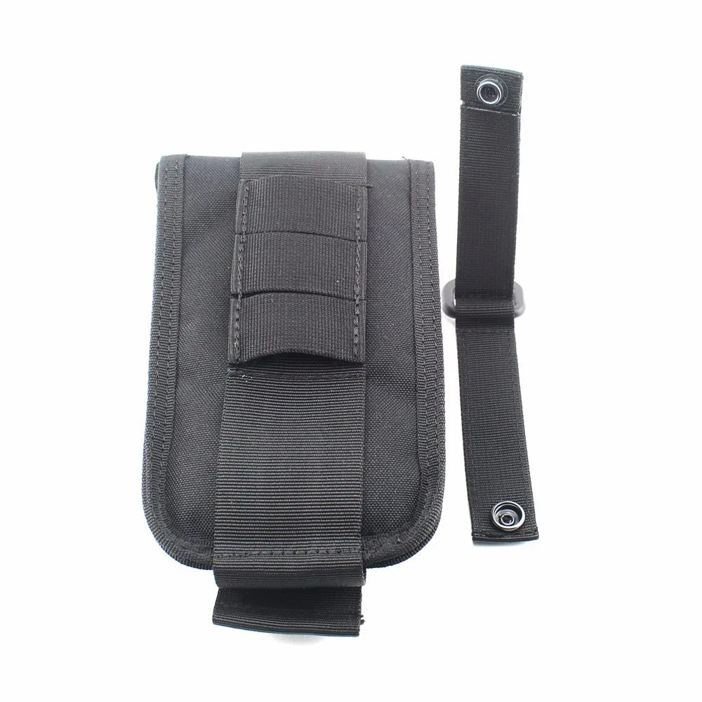 Tactical Double-layer Phone Pouch Hunting Molle Bags Purse Wallet Card Bag Molle Fanny Bag Waist Pack Outdoor Sport Bag