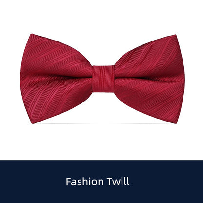 Red Zipper Wedding Suit Business Tie