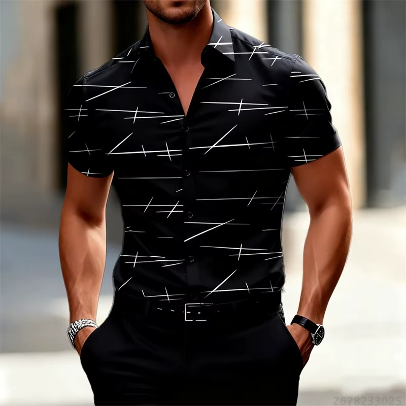 slim lapel shirt