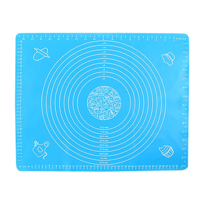 50x40cm Silikon-Backmatte, Teigmatte, Teigmatte für die Küche, Rollteig, Pizza, großer Teig, Antihaft-Maker, Werkzeughalter