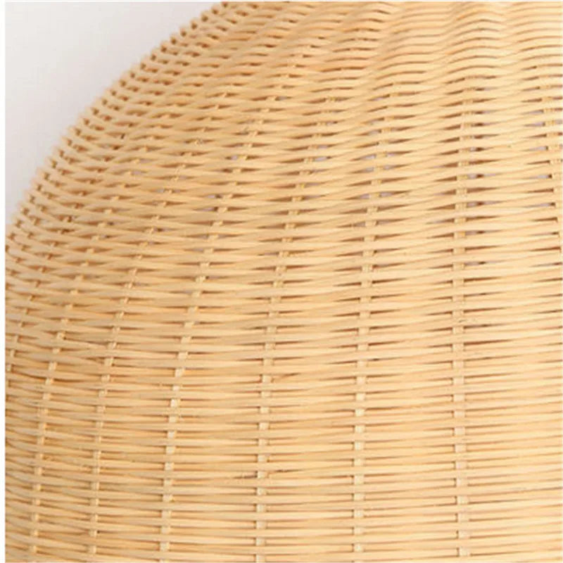 Rattan Pendant Lights Bamboo Lantern Pendant Lamp Hand-Woven Bamboo Lampshades E27 Lighting Fixtures Dining Living Room Decor San Remo Shops