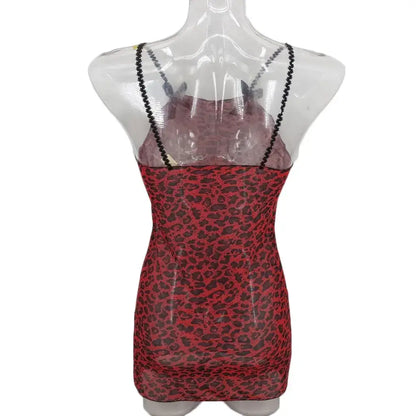 Nightdress For Women Spaghetti Strap Bodycon Sleepwear Night Dress Elastic Thin Naked Homewear Babydoll Loungewear