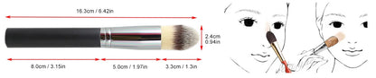 Synthetic Pointed Foundation Brush Large Tapered Contour Kabuki Brush Precise Face Make Up Beauty Tools