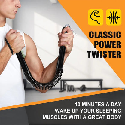 Power Twister Flex Bar - Black Upper Body Weight Machine