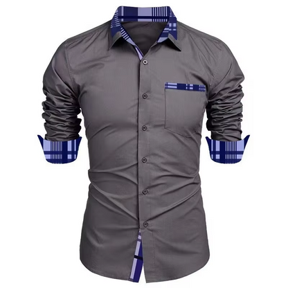 long-sleeved casual shirt