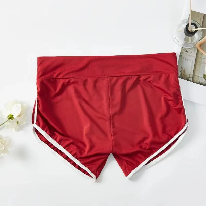 High-Waisted Fitness Exercise Running Yoga Shorts Tight Lifting Hip