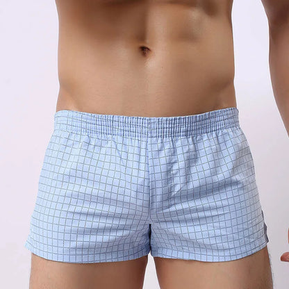 Men's Cotton boxer shorts Plaid