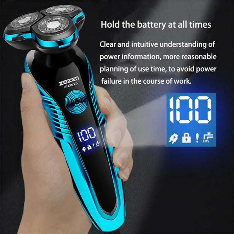 Electric Shaver Electric Razor Hair Clipper Cutting Shaving Machine for Men Women Bikini Beard Trimmer Washable Rechargeable San Remo