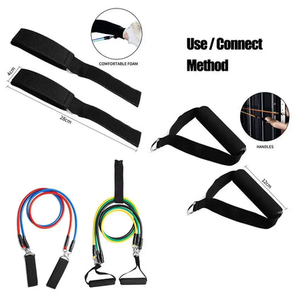 Fitness Training Tension Rope Multi-functional Elastic Yoga Tensioner Resistance Band Strength Training Tension Training Band San Remo Shops