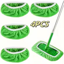 4 Pcs Reusable Ultra-fine Fiber Mop Pads