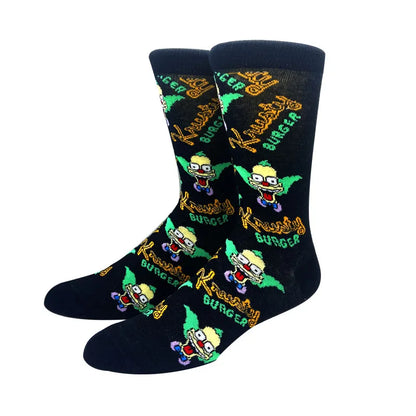 2023 neue Ankunft Anime Simpson Frauen Männer Lange Socken männer Knie-Hohe Cosplay Kalbsocken Erwachsene Persönlichkeit Hip Hop Weihnachtssocken