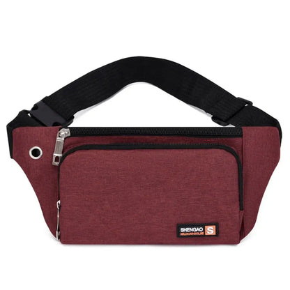 Fashion Waist Bag Shoulder Crossbody Bag Oxford Packs Casual Chest Bags Women Man Belt Pouch Travel Hip Bag Sport Purses Pocket