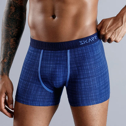 Men's Premium Cotton Boxer Shorts - Comfortable Underwear