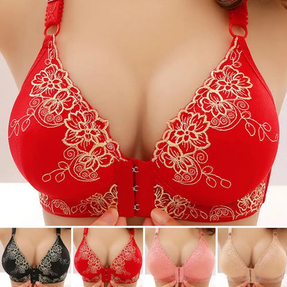 Adjustable Shoulder Strap Bra Supportive Lace Lightweight