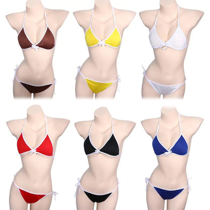 Women's Halter Neck Push-Up Bikini Set