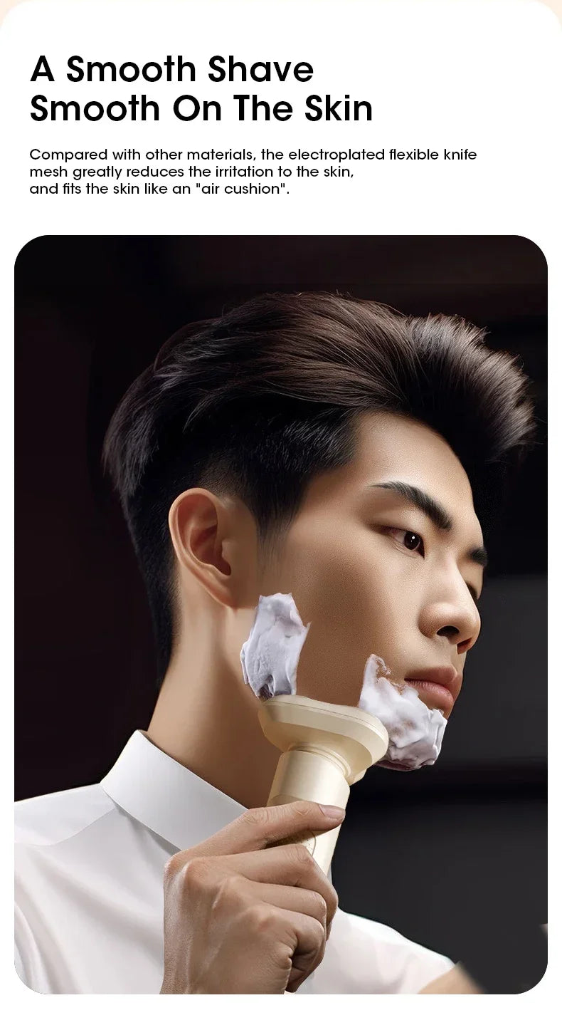 Electric Shaver for Men Facial Care Facial Care Beard Cleaning Multifunctional Washable Rechargeable Family Travel Outdoor
