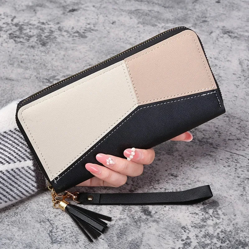 Fashion Wallets Zipper Coin Purse Lady Long Short Purses Handbags Women Clutch Cards Holder PU Leather Moneybag Billfold Wallet San Remo