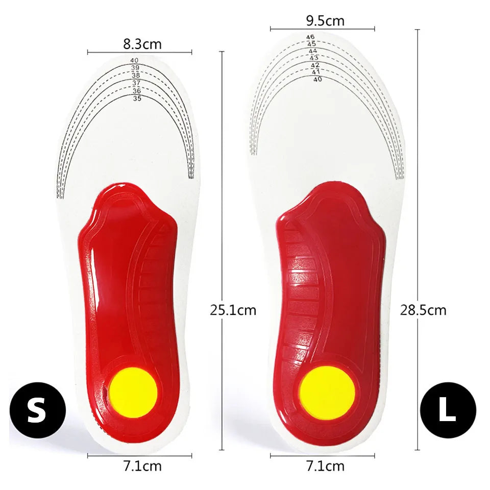 Premium Orthotic High Arch Support Insoles Gel Pad Arch Support Flat Feet For Women / Men orthopedic Foot pain San Remo Shops