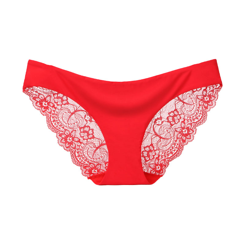 3/6 Pcs Women Lace Embroidery Panties Briefs