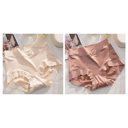 2 Pcs/set Satin Ice silk Underwear