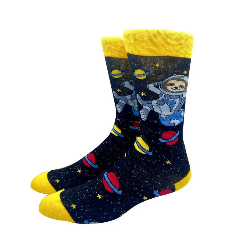 2023 New Arrival Anime Simpson Women Men Long Socks Men‘s Knee-High Cosplay Calf Sock Adult Personality Hip Hop Christmas Socks