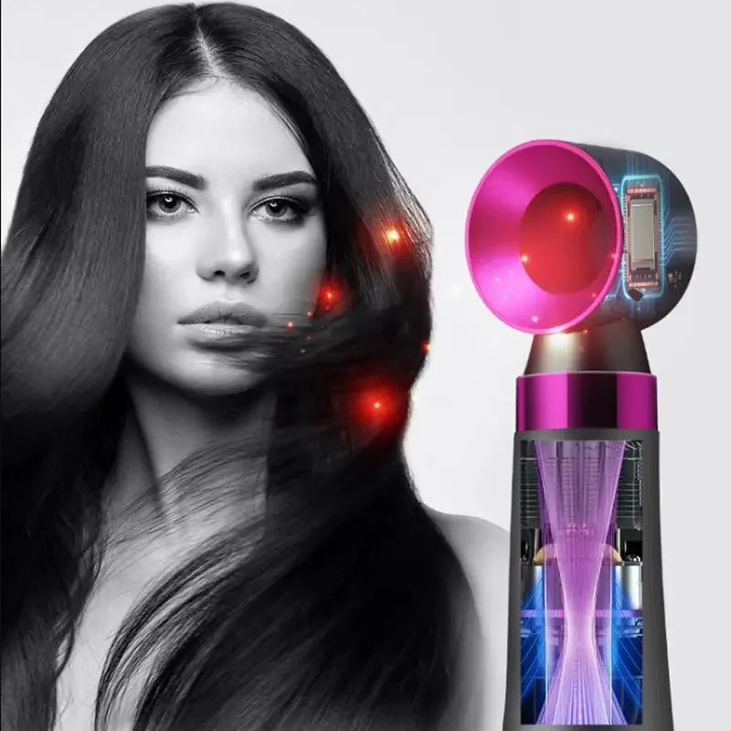 5 In 1 Hair Dryer Hot Air Comb Electric Curling Straight Hair Comb Negative Ion Hair Dryer One Step Brush 220V EU 110V US San Remo