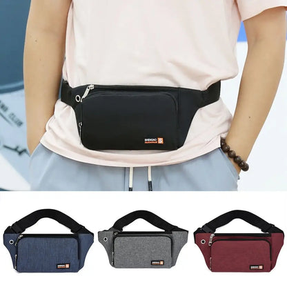 Fashion Waist Bag Shoulder Crossbody Bag Oxford Packs Casual Chest Bags Women Man Belt Pouch Travel Hip Bag Sport Purses Pocket