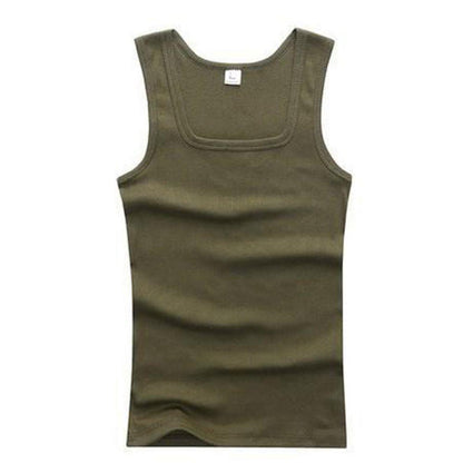 3/6 Pcs Men's Cottons Elastic Tank Top