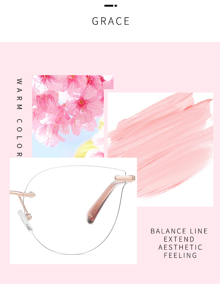 Woman Reading Glasses Anti-Blue Light