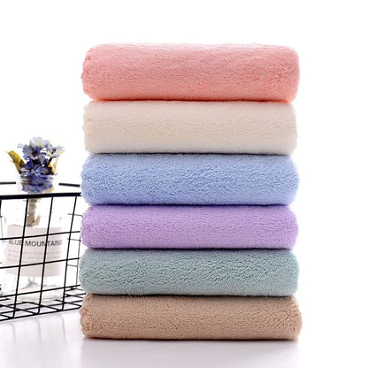 Face Towel Thickened Microfiber Absorbent High-density Coral Fleece Towel Quick Dry Clean Face Soft Absorbent Towel San Remo Shops