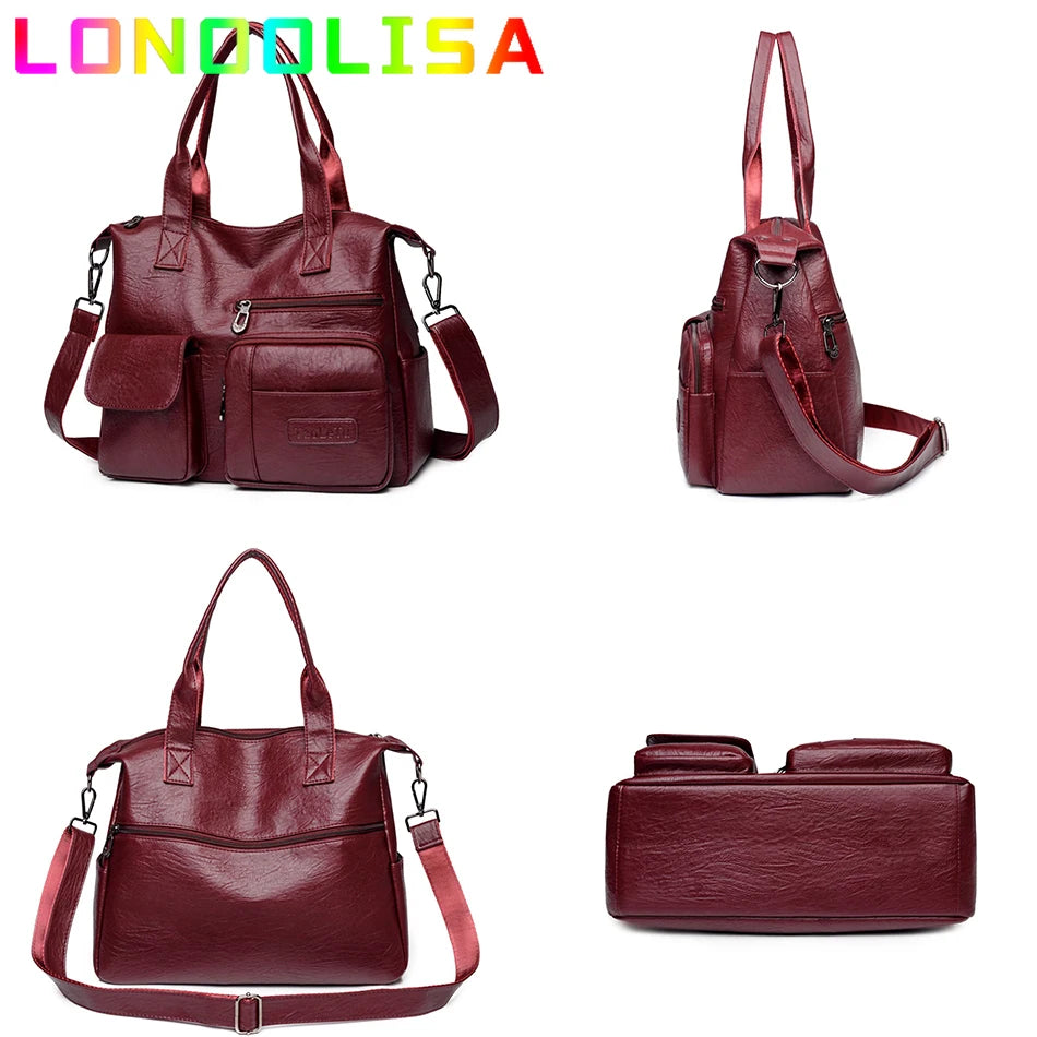 Shoulder Bag for Women PU Leather San Remo