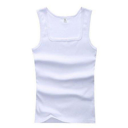 3/6 Pcs Men's Cottons Elastic Tank Top