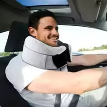 Memory foam neck pillow