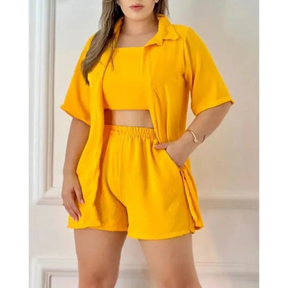 3 Piece Sets Shorts Outfits San Remo Shops