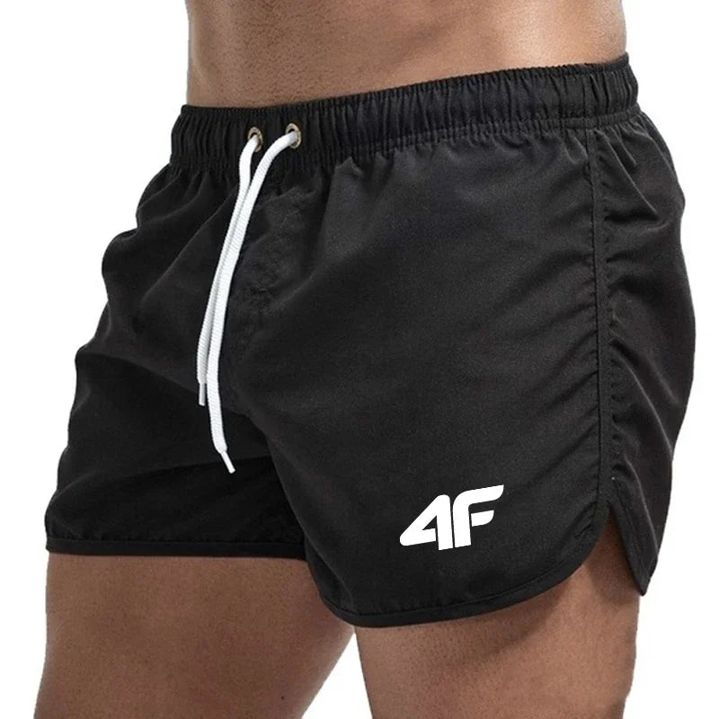 Men's Shorts  Beach Trunks Summer Swim Gym Pants Quick Drying Swimming  Ventilate Drawstring