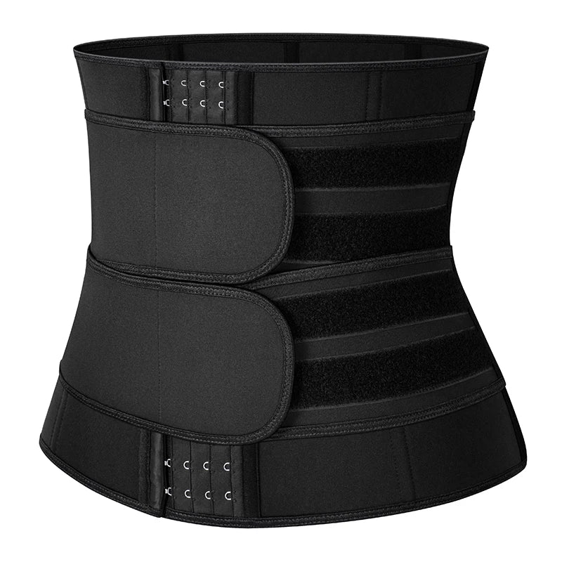 Waist Trainer Corset Trimmer Belt for Women Weight Loss Sweat Strap Body Shaper Belly Cincher Sports Girdle Fat Burner Band